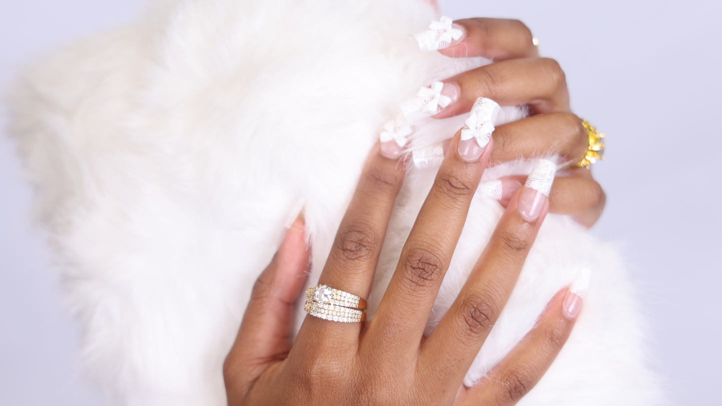 Laced With Beauty Nails