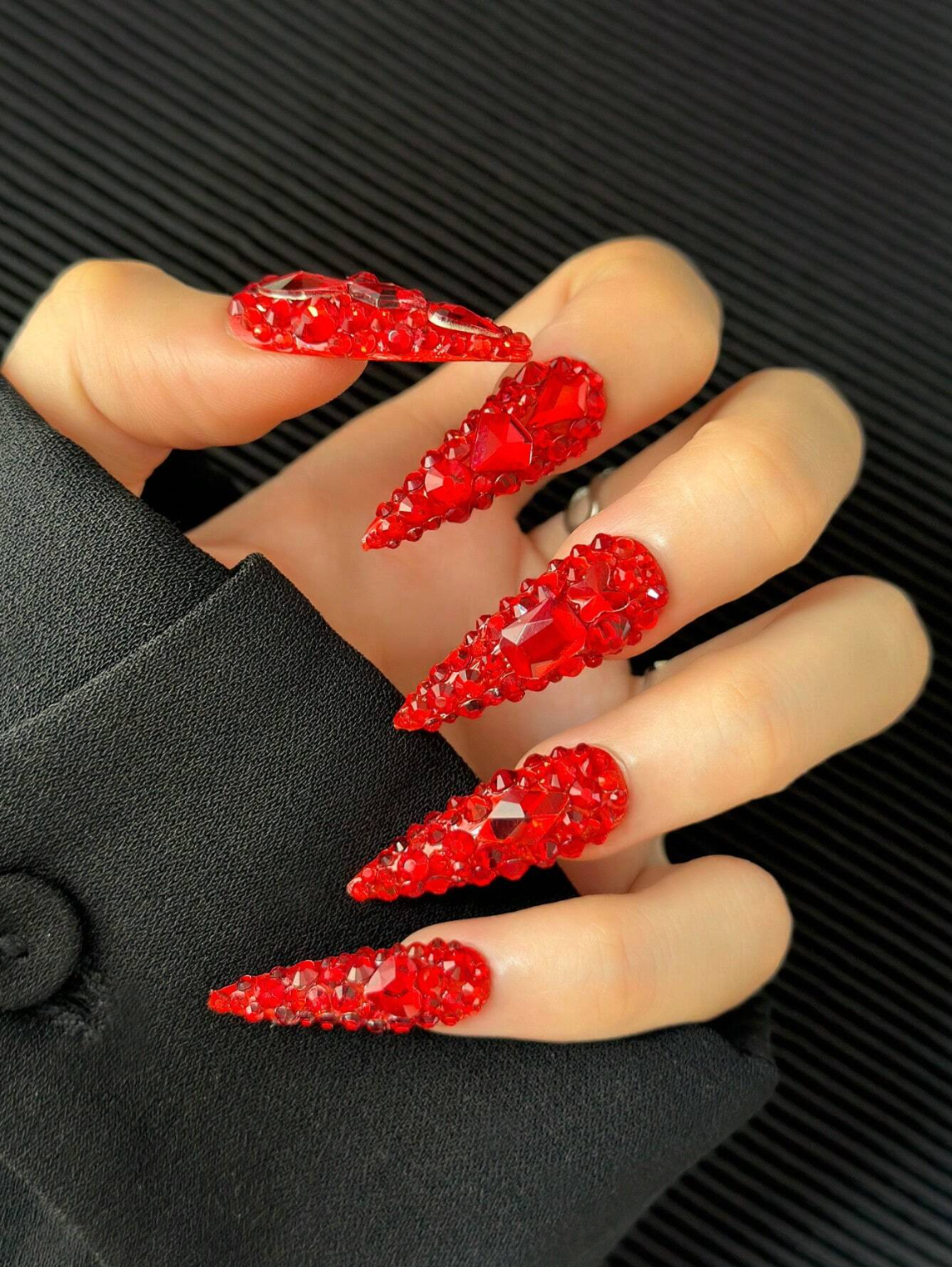 Ruby Blaze Nails
