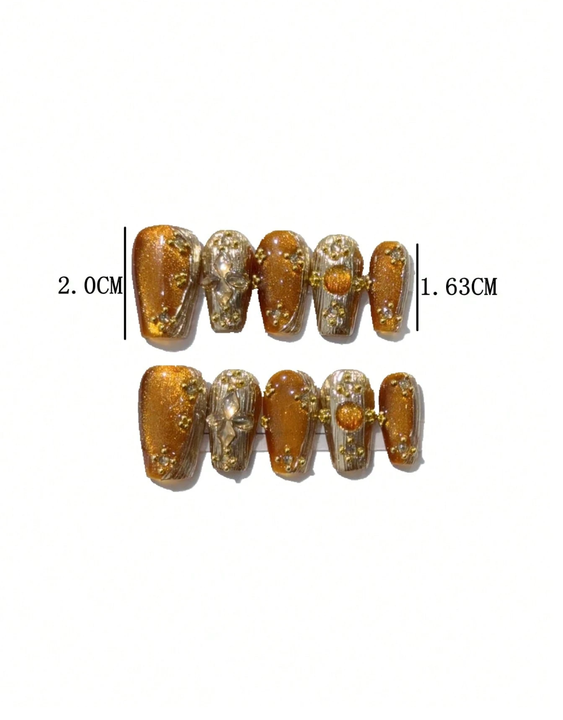 Honey Drip Nails