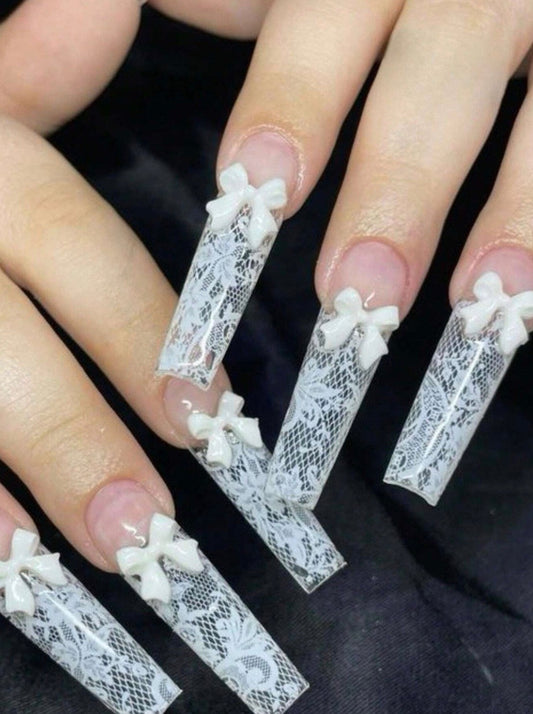 Laced With Beauty Nails