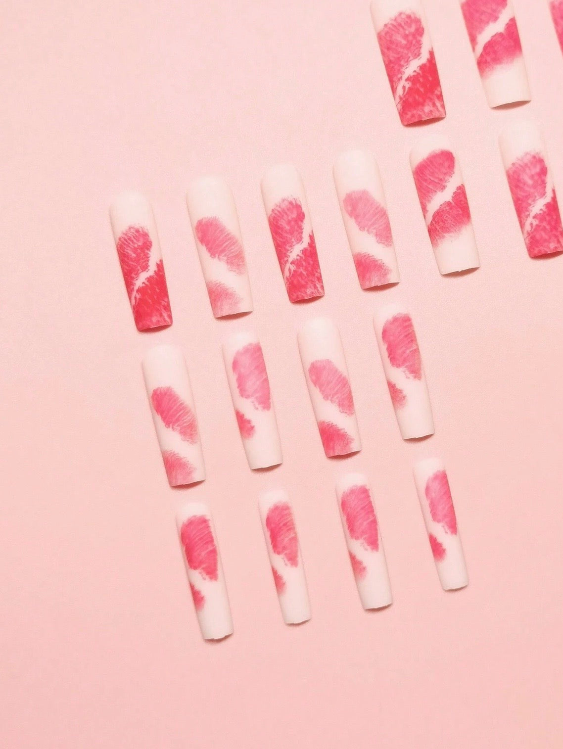 Strawberry Kisses Nails