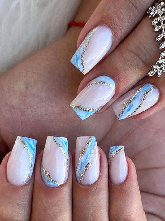 Golden Seabreeze Nails
