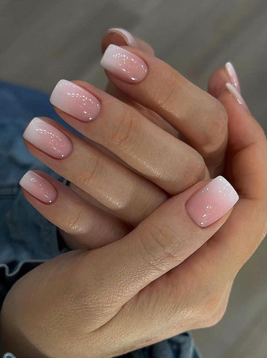 Blush Blossom Nails