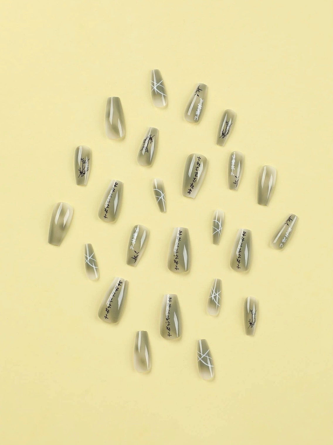 Bamboo Charm Nails