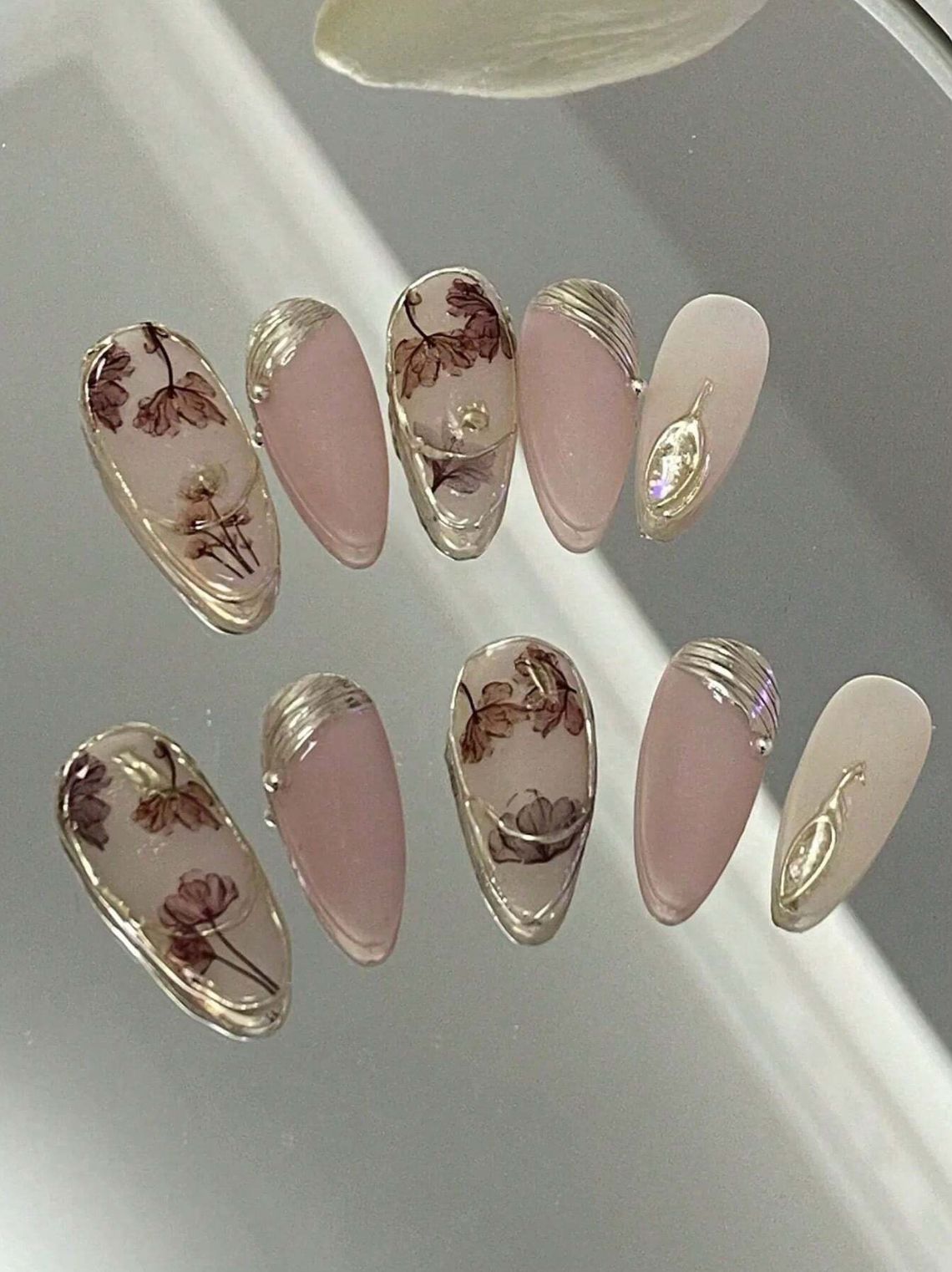 Luxe Bloom Nails