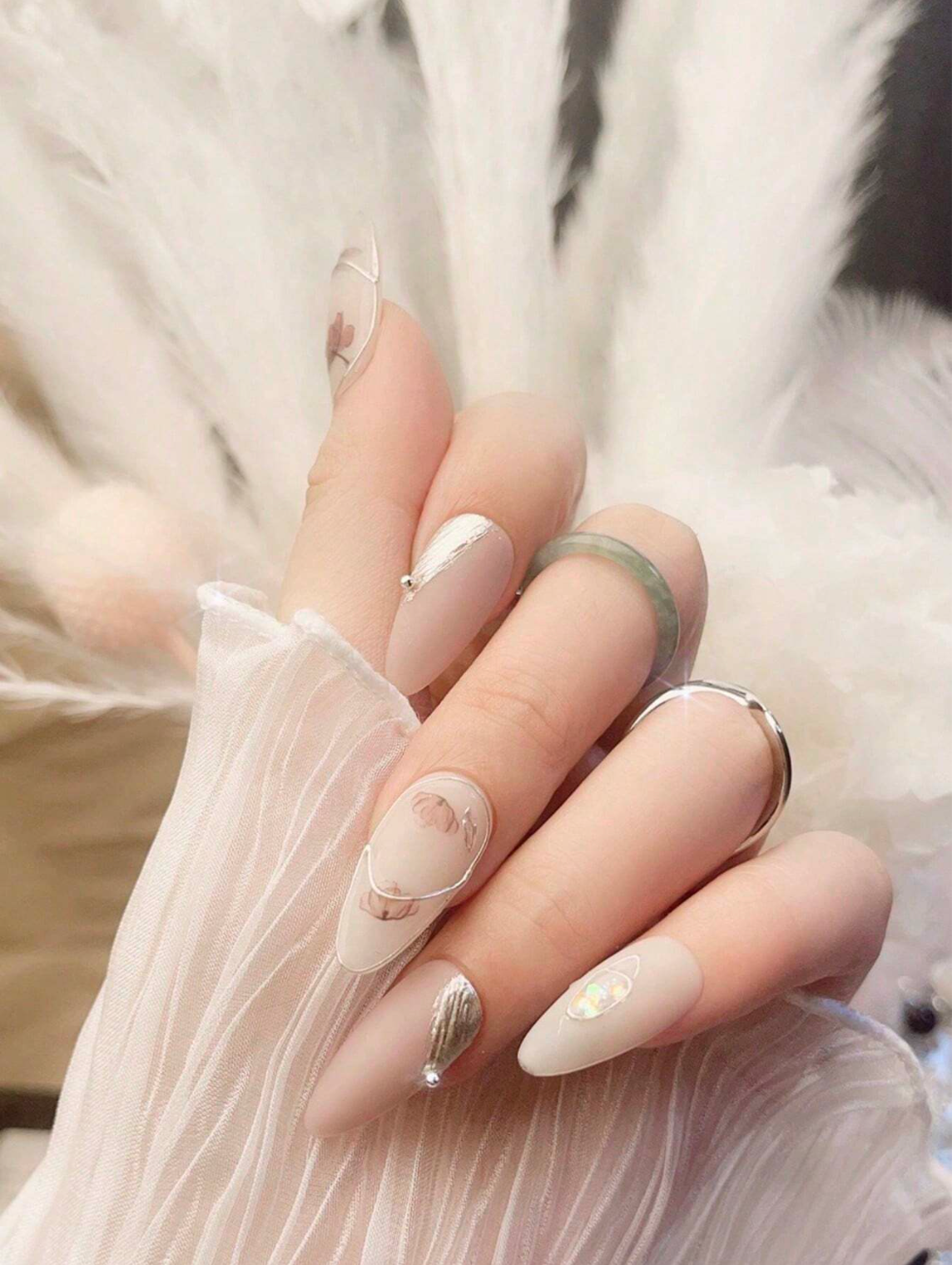 Luxe Bloom Nails