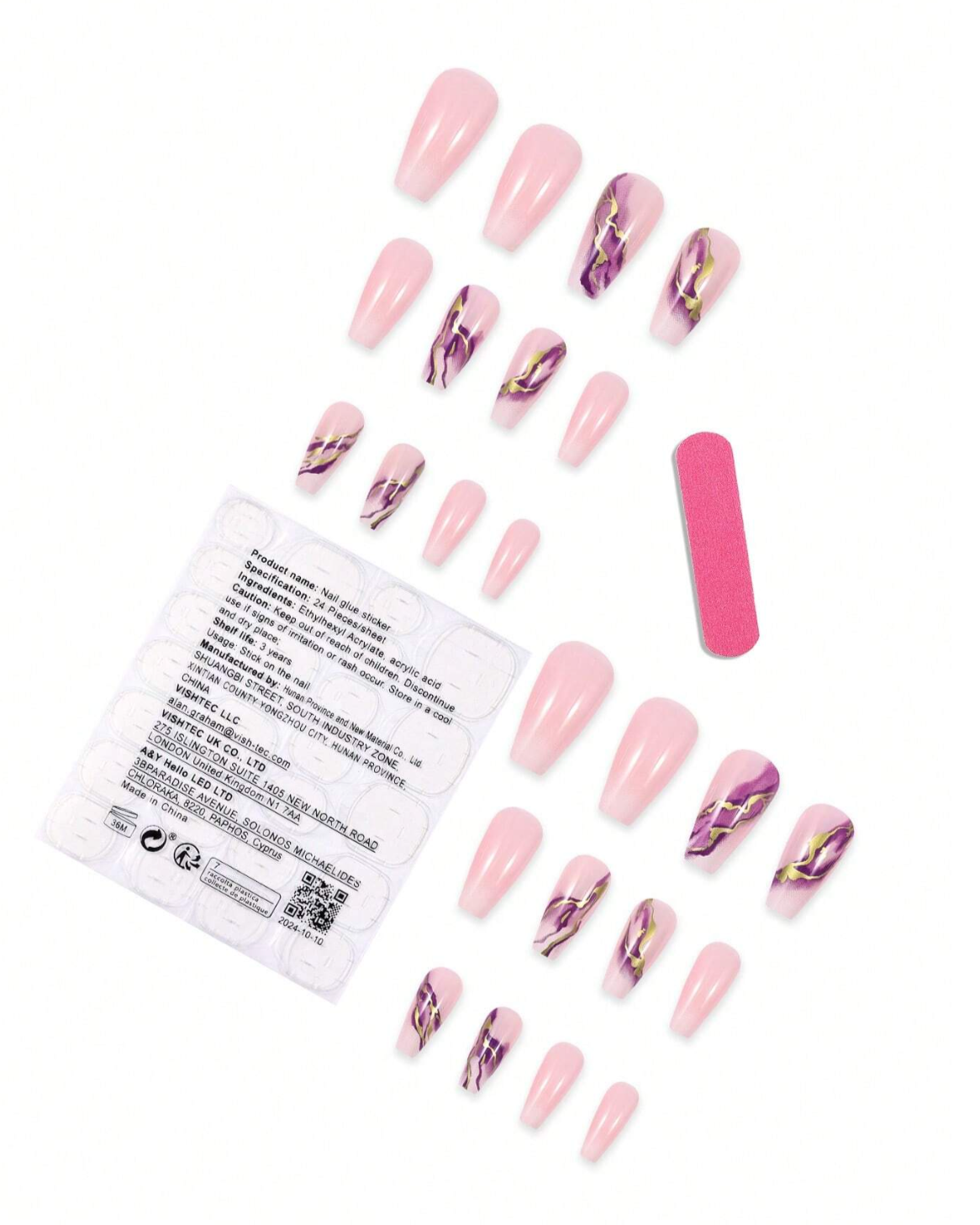 Royal Marble Nails