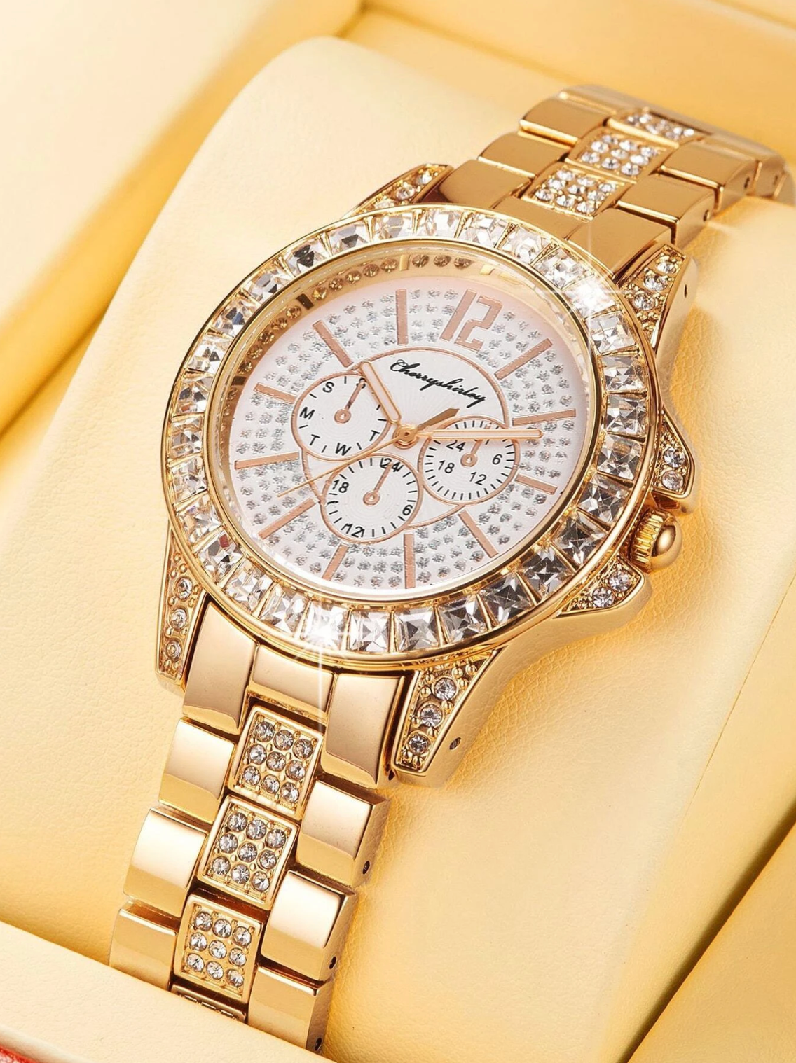 Gold and Silver Luxe Watch