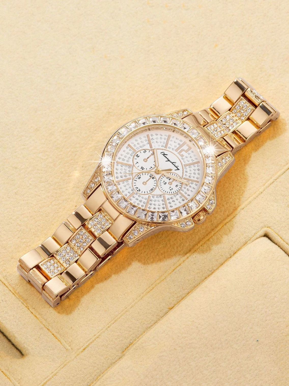 Gold and Silver Luxe Watch