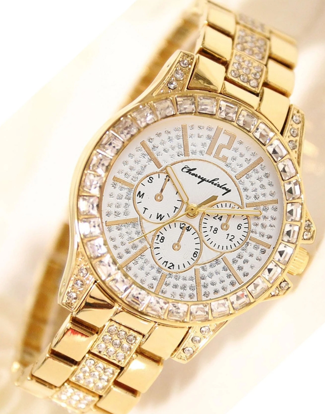 Gold and Silver Luxe Watch