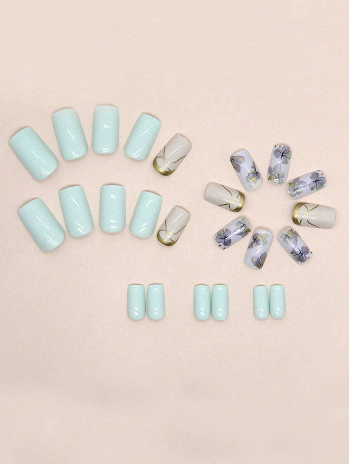 Floral Grace Nails