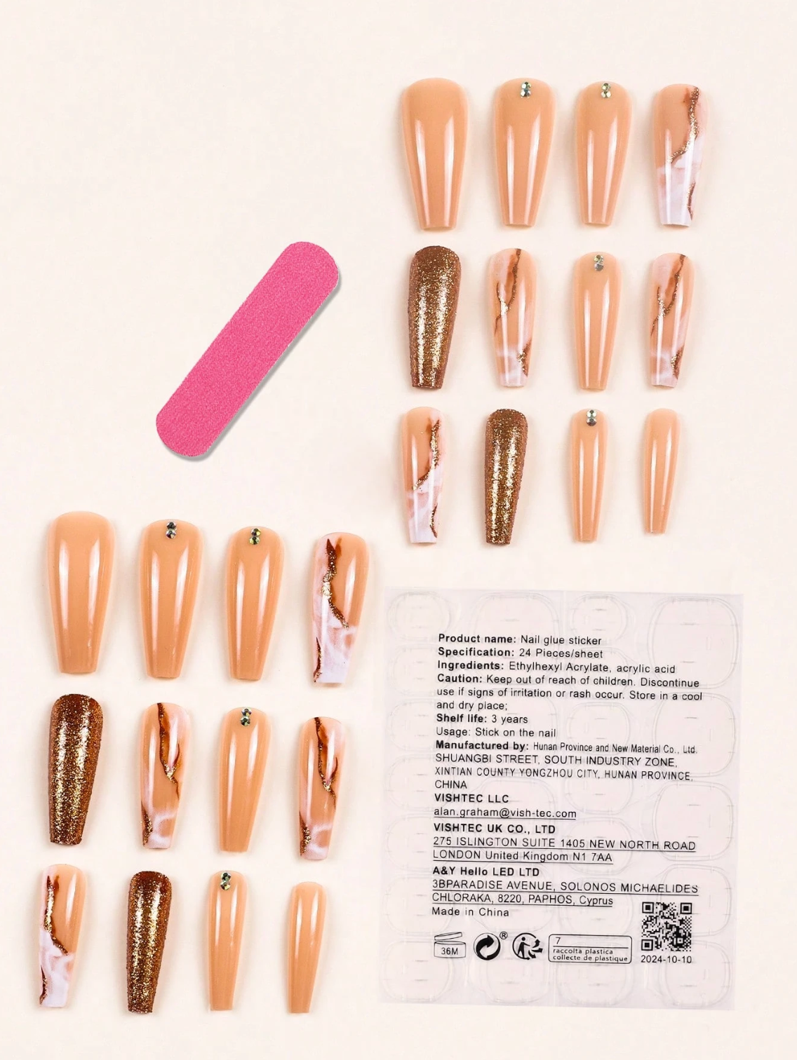 Cocoa Shimmer Nails