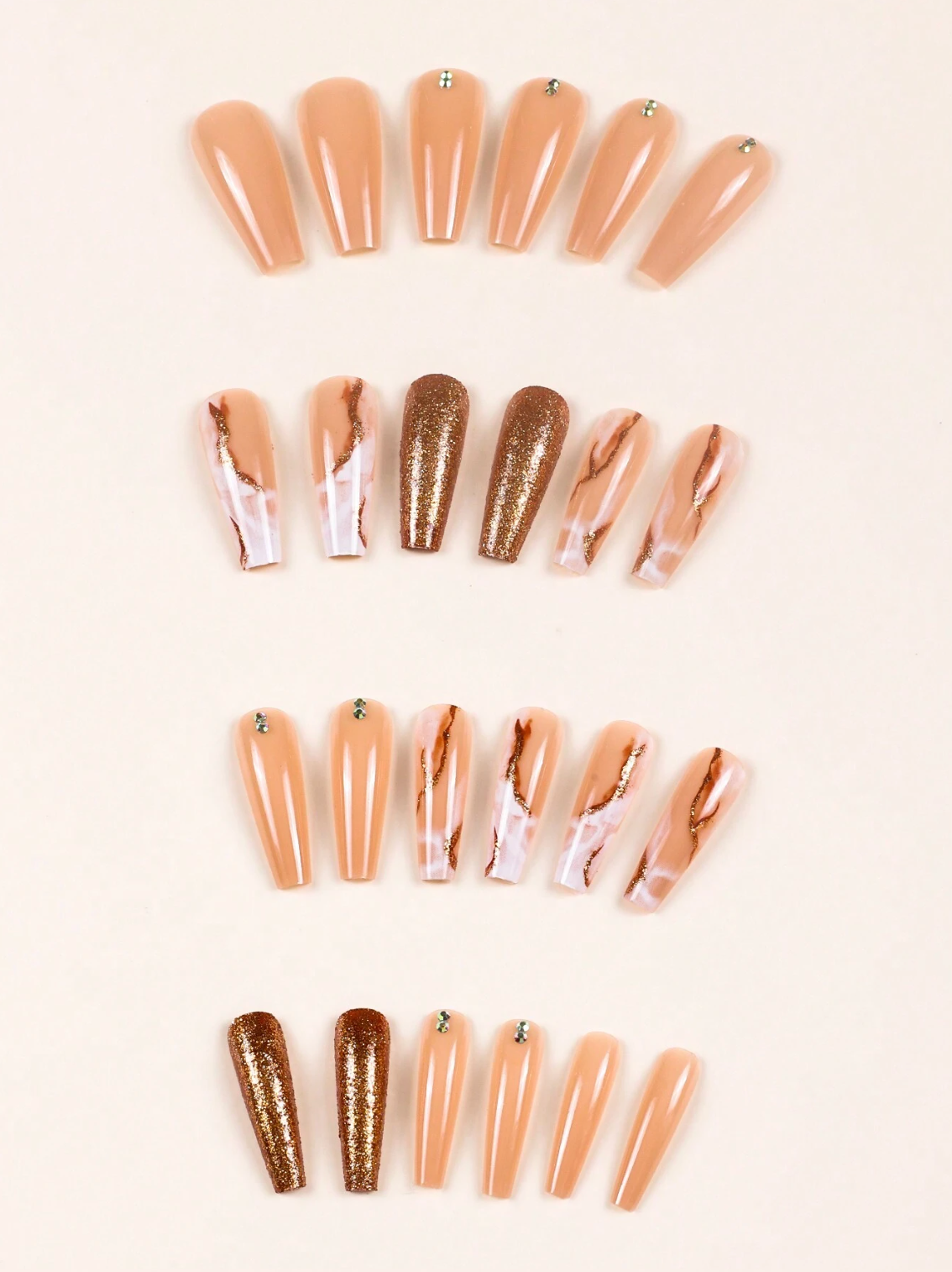 Cocoa Shimmer Nails