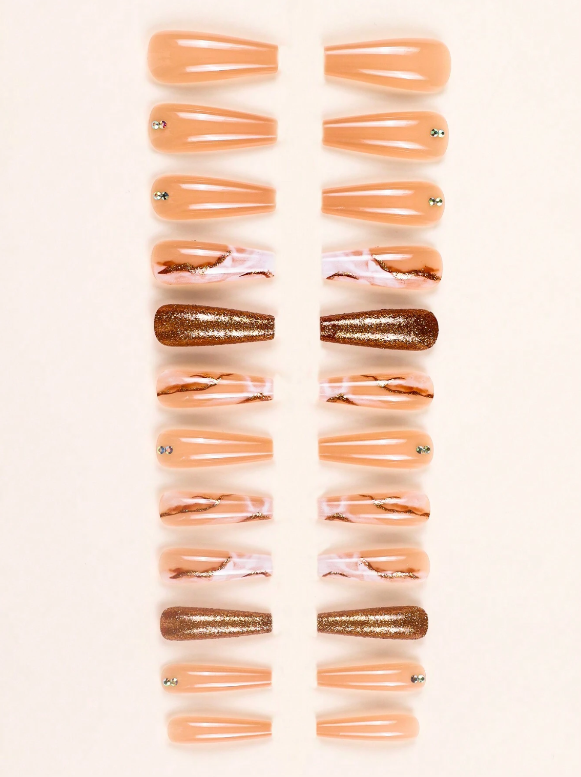 Cocoa Shimmer Nails