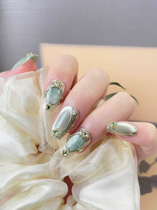 Olive Opal Nails