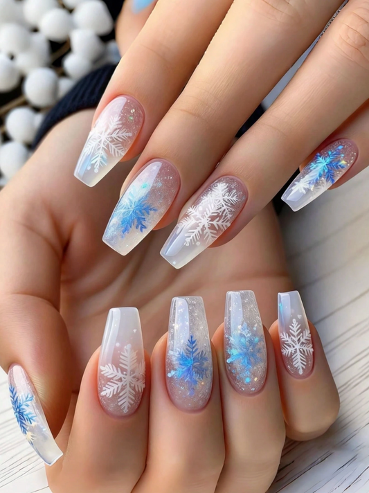 Snow Kissed Nails
