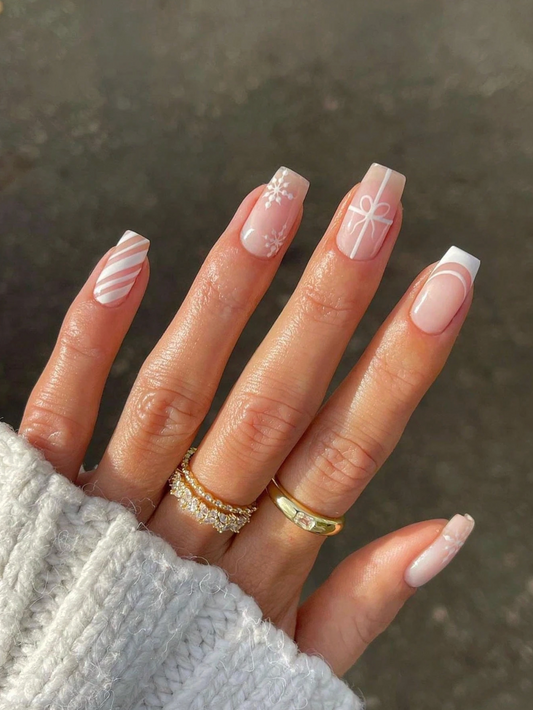Soft Ribbon Nails
